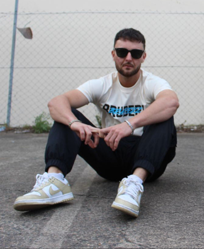 Bruderz Signature Tee - Ecru